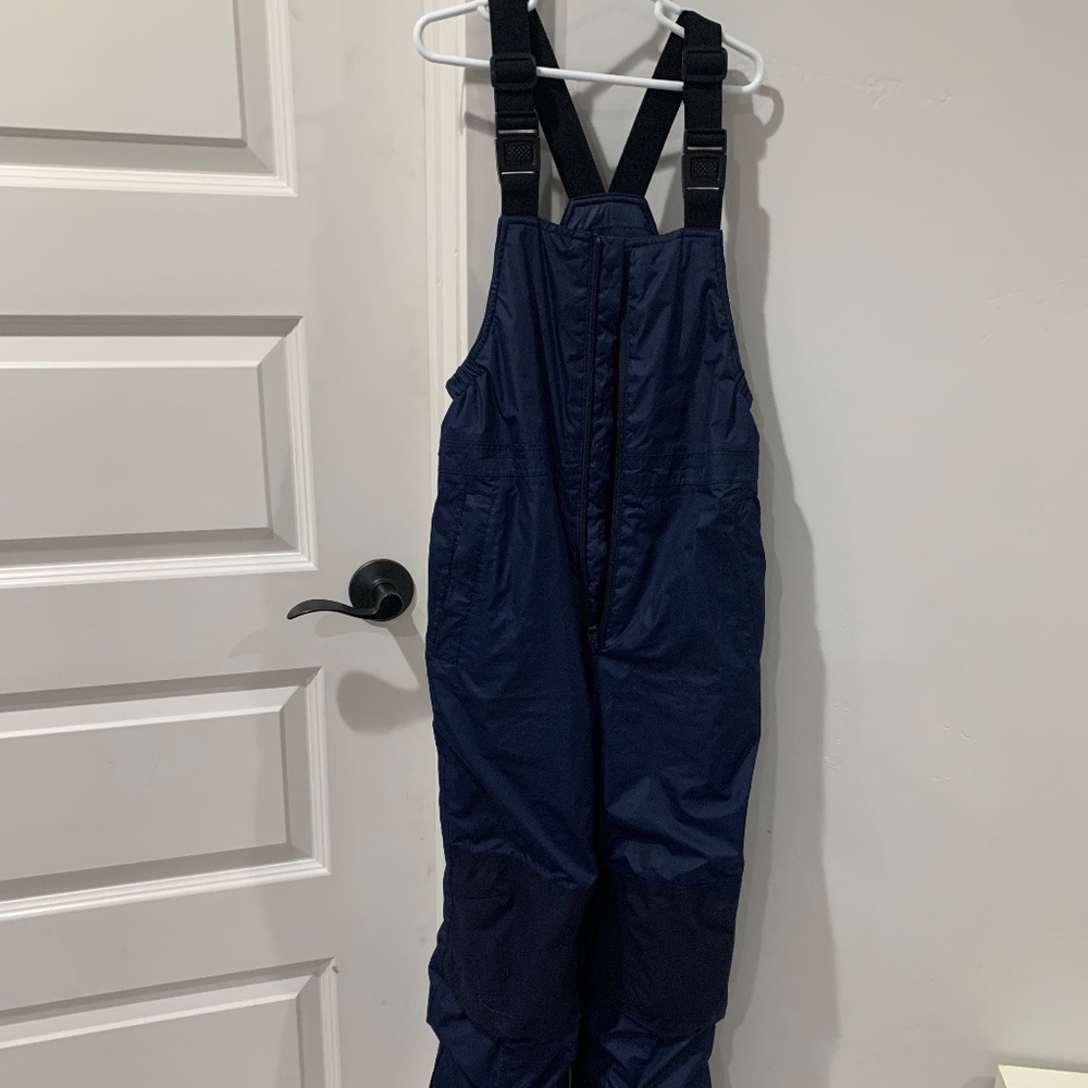 Lands End Kids Squall Waterproof Insulated Iron Knee Snow Bibs